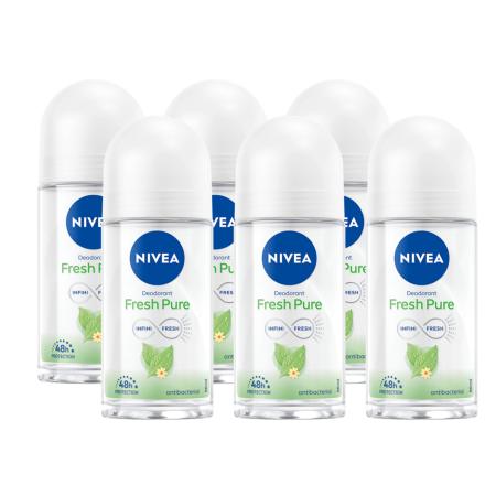 Nivea Fresh Pure Roll-on Voordeelverpakking