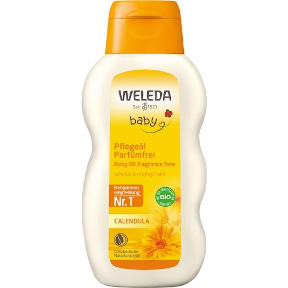 Weleda Baby's en kinderen Calendula Verzorgingsolie Geurvrij Lichaamsolie Unisex 200 ml