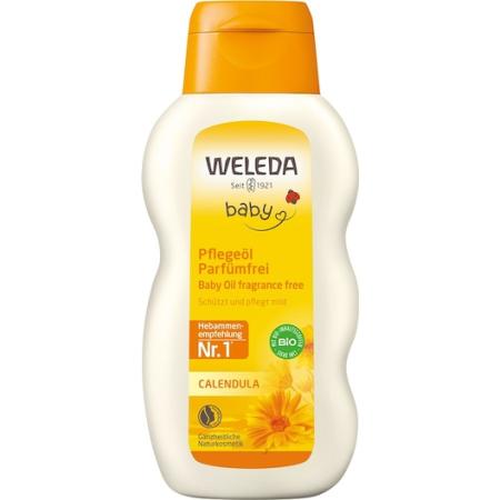 Weleda Baby's en kinderen Calendula Verzorgingsolie Geurvrij Lichaamsolie Unisex 200 ml