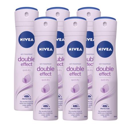 Nivea Double Effect Deodorant Spray Voordeelverpakking