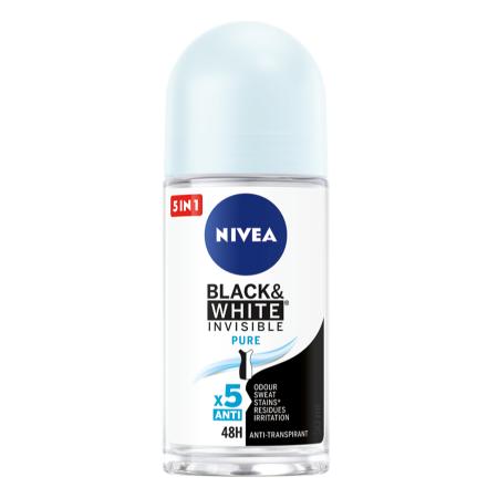 Nivea Black & White Invisible Pure Roll-on