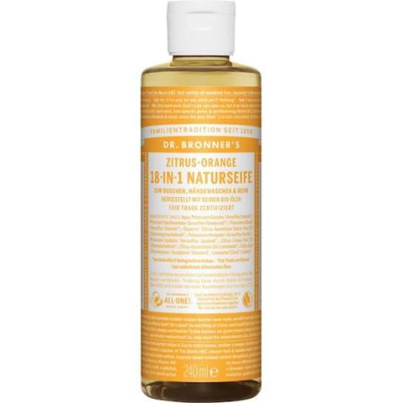 Dr. Bronner's Vloeibare zeep Citrus-Orange 18-in-1 Natural Soap Cosmetica Dames 240 ml