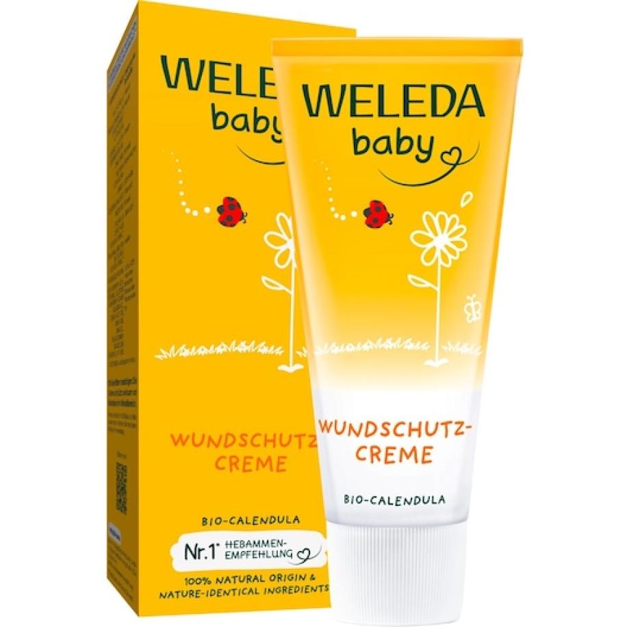 Weleda Baby's en kinderen Calendula wondbeschermende crème Bodylotion Unisex 75 ml