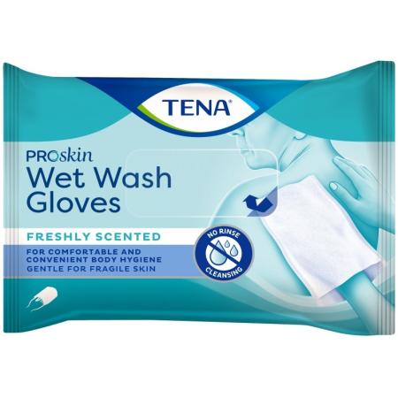 TENA Wet Wash Glove Freshly Scented