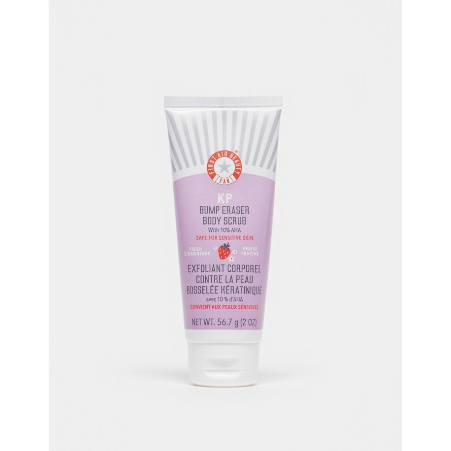 First Aid Beauty KP Bump Eraser Body Scrub 10% AHA fresh strawberry 56g-Geen kleur