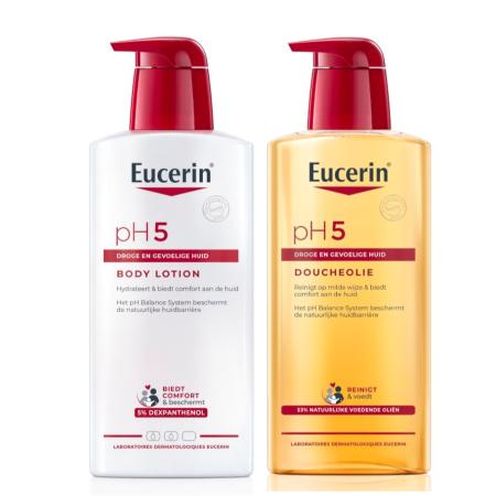 Eucerin pH5 Lichaamsverzorgingsset - Doucheolie en Bodylotion -