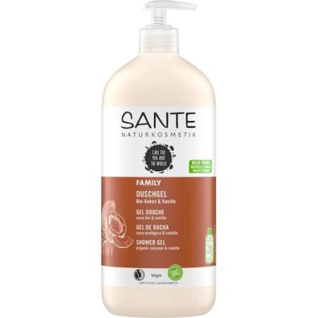 Sante Naturkosmetik Douche verzorging Douchegel biologisch kokos & vanille Dames 950 ml