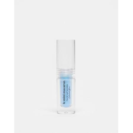 Le Mini Macaron Vloeibare nagelpoeder in 'Celestial Blue'-Blauw