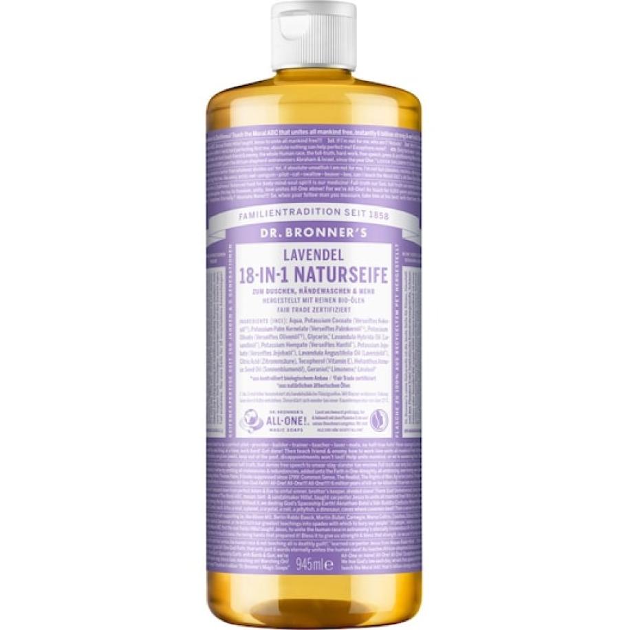 Dr. Bronner's Vloeibare zeep Lavender 18-in-1 Natural Soap Cosmetica Dames 945 ml