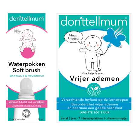 Donttellmum Combi Waterpokkenbehandeling + Inhalatiepleisters