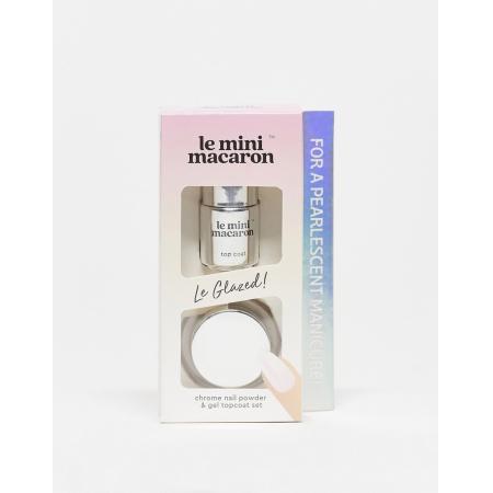 Le Mini Macaron Le Glazed Chroom Poederset-Zilver