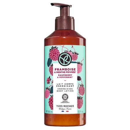 Yves Rocher Raspberry & Peppermint Energieke Lichaamslotion Bodylotion Dames 390 ml