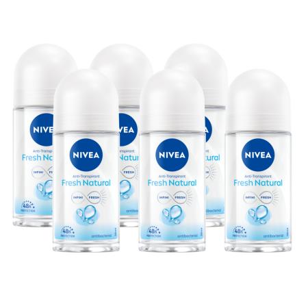 Nivea Fresh Natural Roll-on Voordeelverpakking