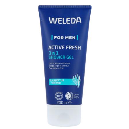 Weleda For Men Active Fresh 3-in-1 Shower Gel
