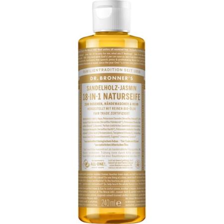 Dr. Bronner's Vloeibare zeep Sandelhout Jasmijn 18-1 Natuurlijke Zeep Unisex 240 ml