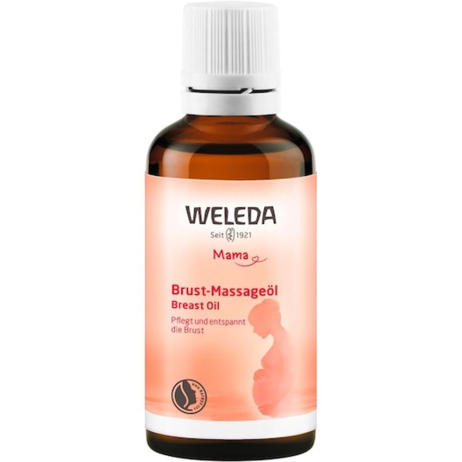 Weleda Zwangerschapszorg Borst massage olie Lichaamsolie Dames 50 ml