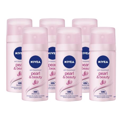 Nivea Pearl & Beauty Deodorantspray Mini Voordeelverpakking