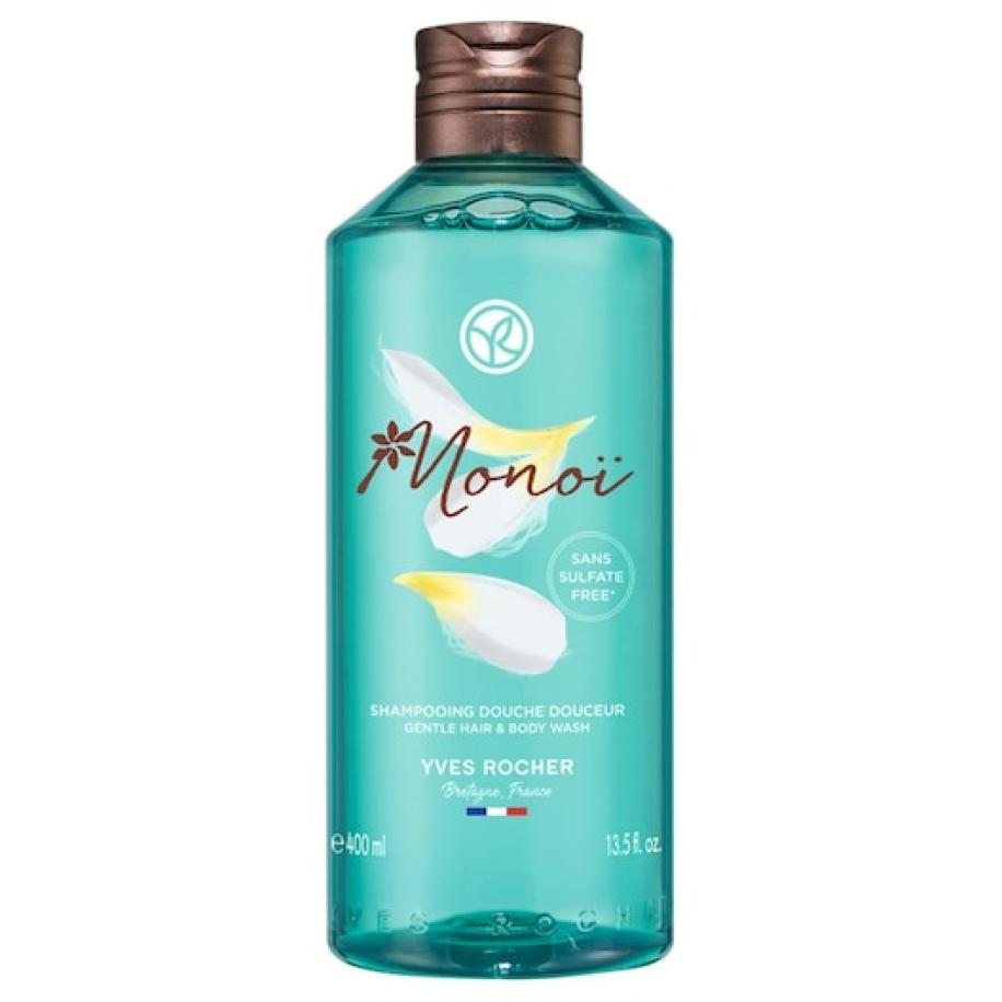 Yves Rocher Monoi Zachte haar- en lichaamswasgel Douchegel Dames 400 ml