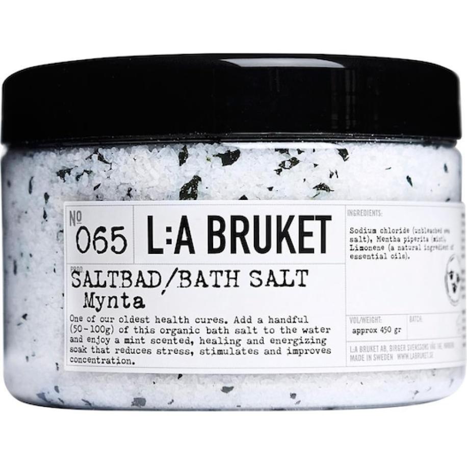 La Bruket Spa's en badzout No. 65 Bath Salt Mint Reiniging Unisex 450 g