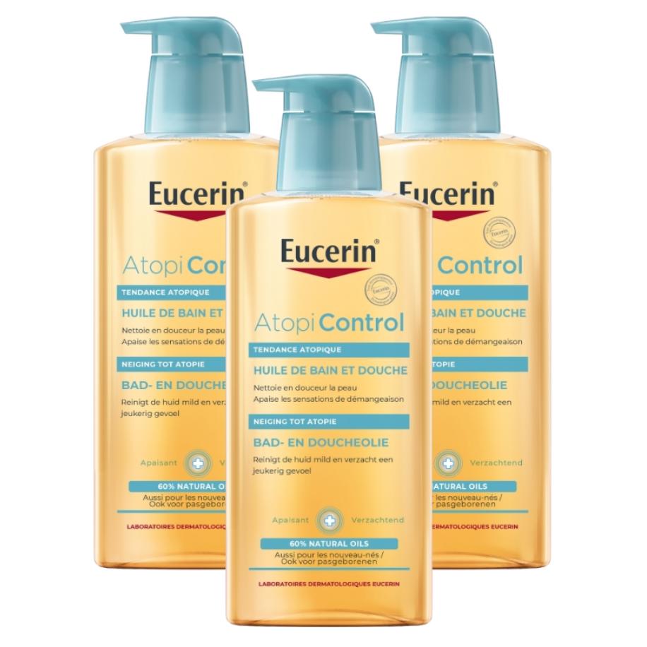 Eucerin AtopiControl Bad en Doucheolie Multiverpakking