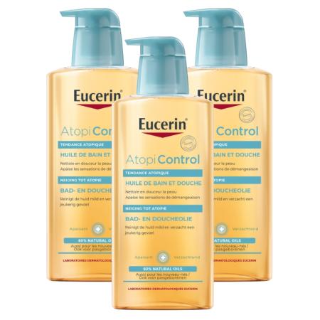 Eucerin AtopiControl Bad en Doucheolie Multiverpakking