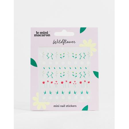 Le Mini Macaron Wildflowers Mini Nagelstickers-Geen kleur