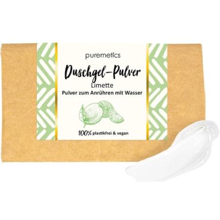 puremetics Douche verzorging Douchegelpoeder Limoen Douchegel Dames 100 g