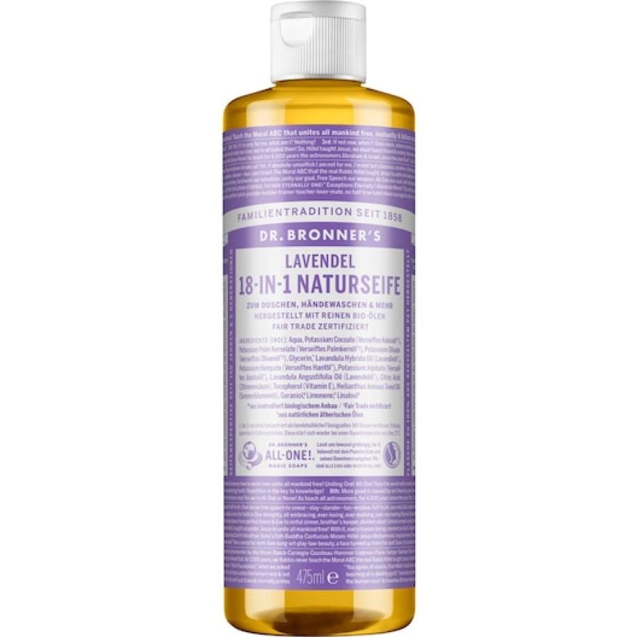 Dr. Bronner's Vloeibare zeep Lavendel 18-in-1 natuurlijke Cosmetica Dames 475 ml