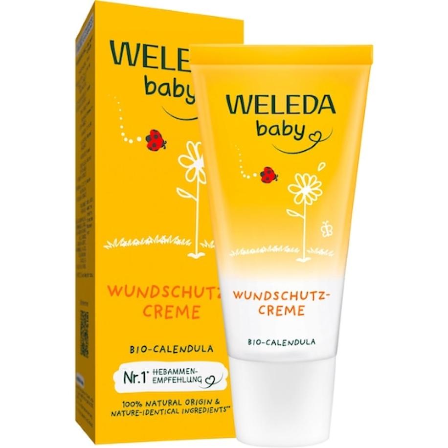 Weleda Baby's en kinderen Calendula wondbeschermende crème Bodylotion Unisex 30 ml