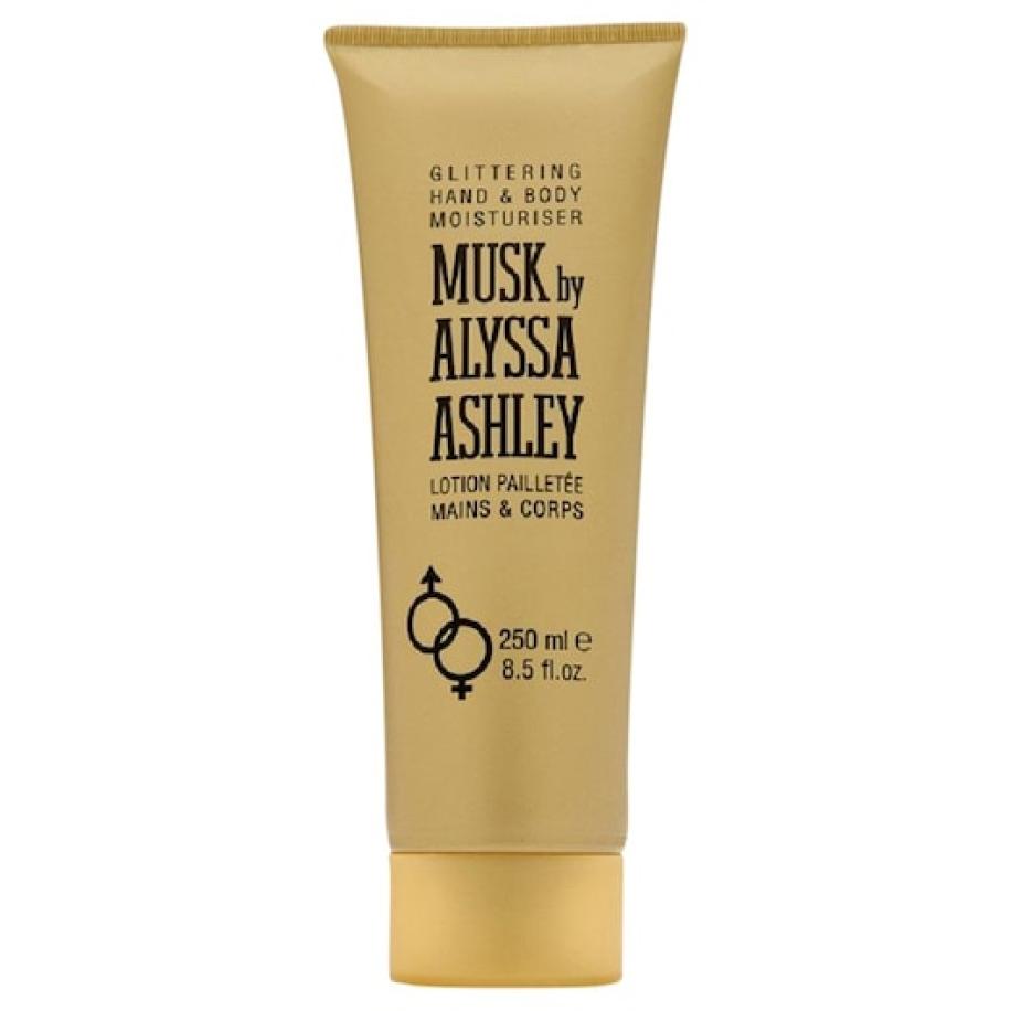 Alyssa Ashley Musk Glitterende Hand & Body Lotion Bodylotion Dames 250 ml