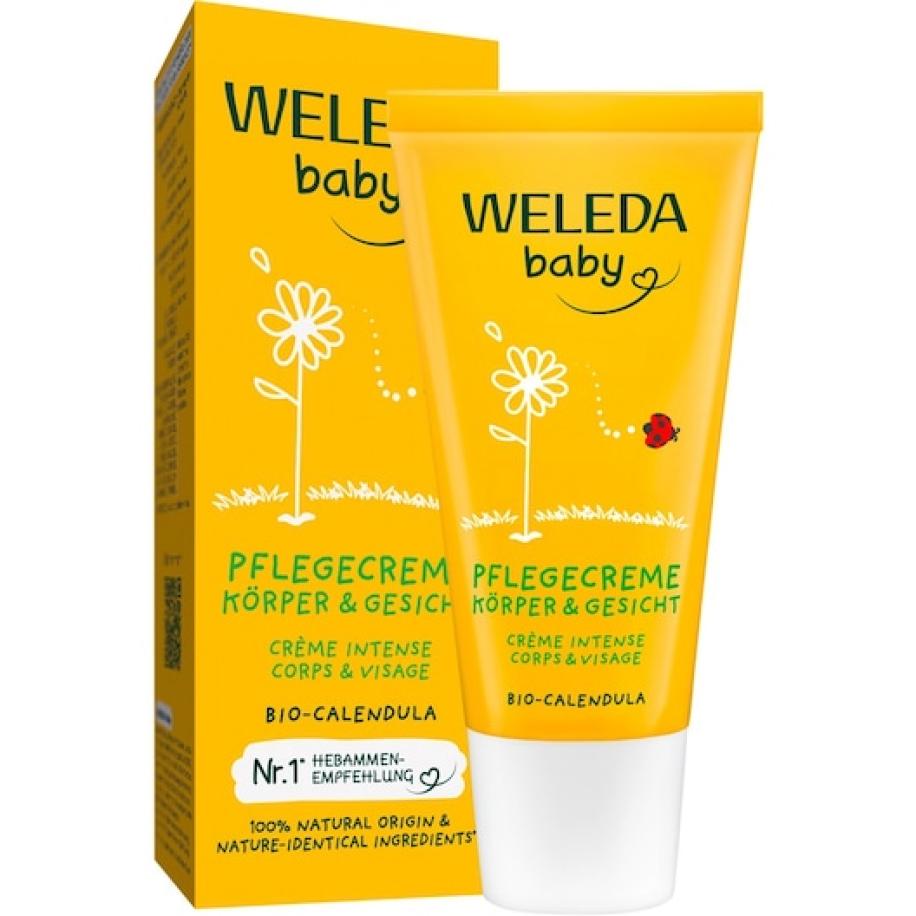 Weleda Baby's en kinderen Calendula lichaams- gezichtsverzorging Bodylotion Unisex 30 ml