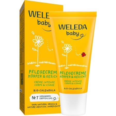 Weleda Baby's en kinderen Calendula lichaams- gezichtsverzorging Bodylotion Unisex 30 ml