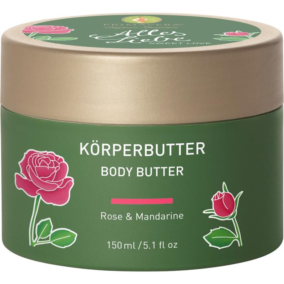 Primavera Lichaamsboter Roos & Mandarijn Bodybutter Dames 150 ml