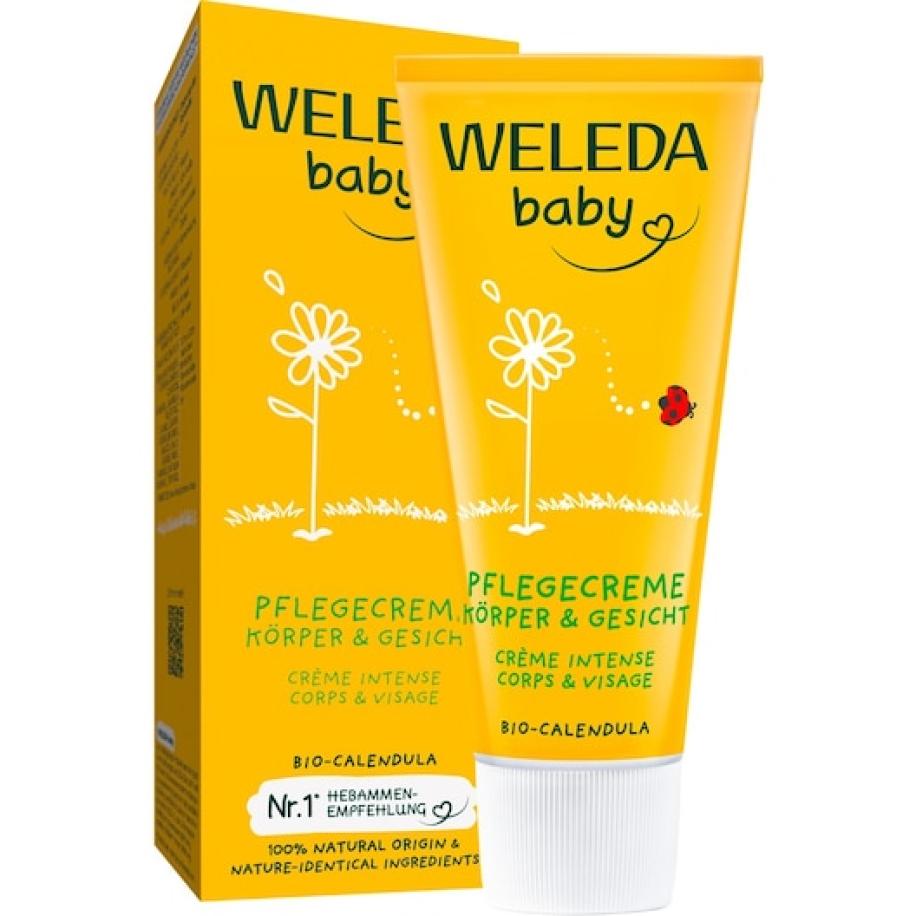 Weleda Baby's en kinderen Calendula lichaams- gezichtsverzorging Bodylotion Unisex 75 ml