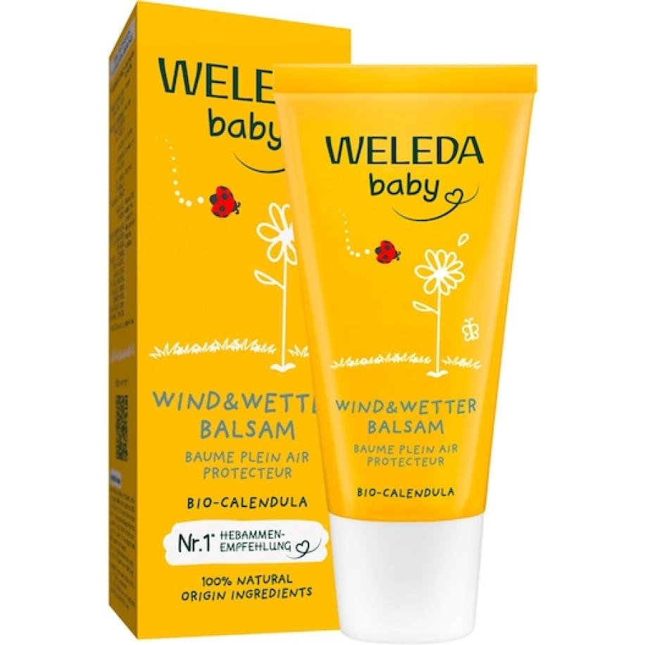 Weleda Baby's en kinderen Calendula Weer & Wind Balsem Dagcrème Unisex 30 ml