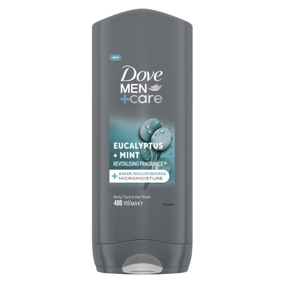 Dove Men +Care Body Face & Hair Wash Eucalyptus + Mint