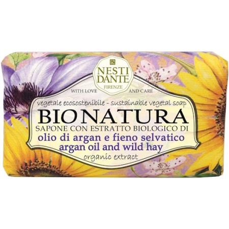 Nesti Dante Firenze Bio Natura Argan Oil & Wild Hay Soap Reiniging Unisex 250 g
