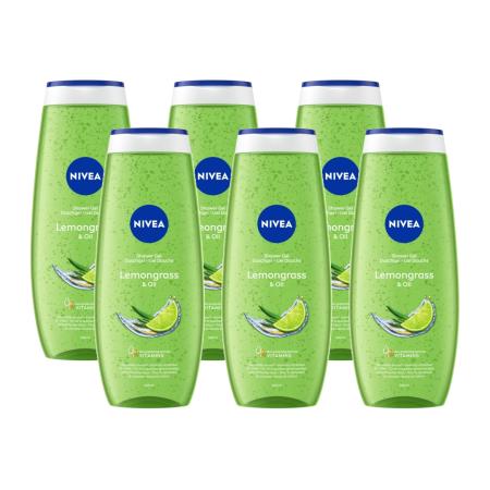 NIVEA Care Shower Gel Lemongrass & Oil Multiverpakking