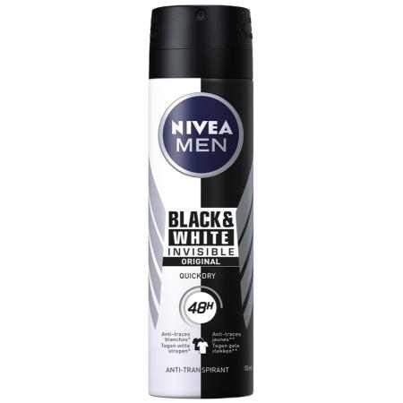 Nivea Men Black & White Invisible Original Deodorant Spray