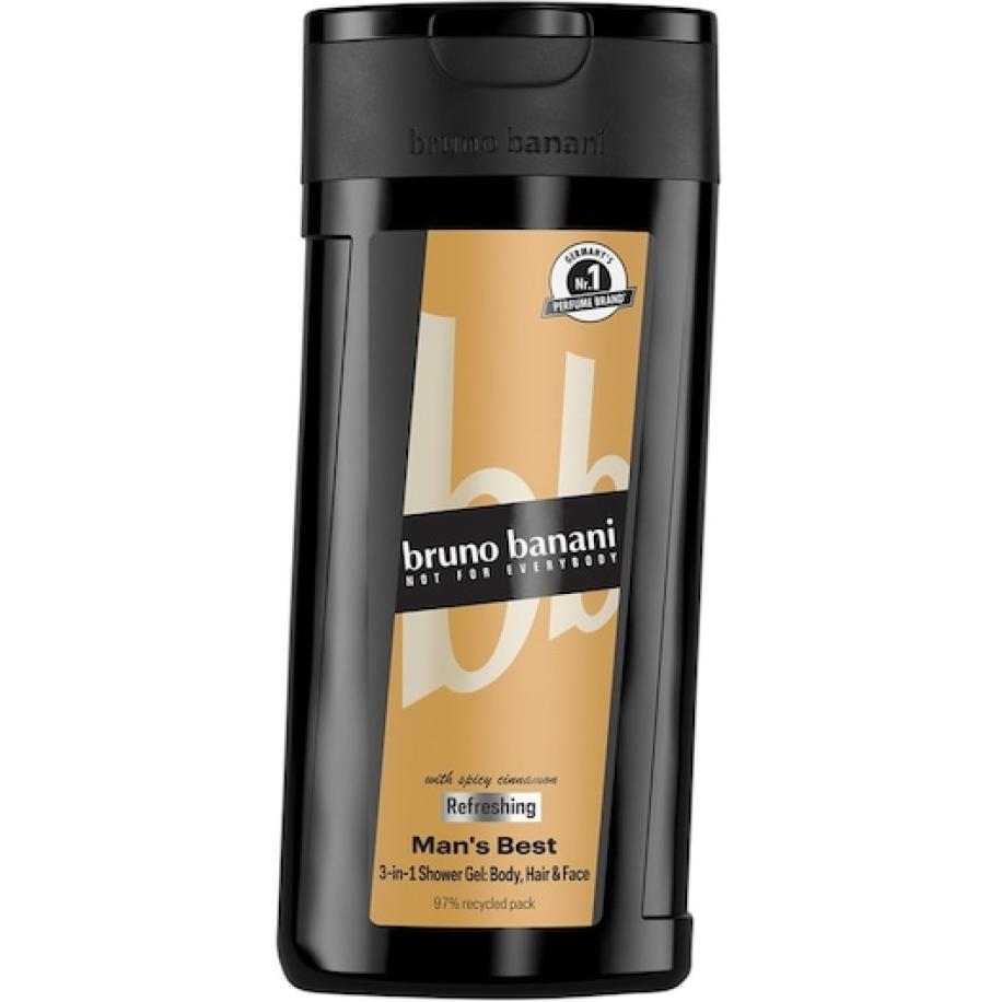 Bruno Banani Man's Best Haar- & Lichaamsdouche Reiniging Heren 250 ml