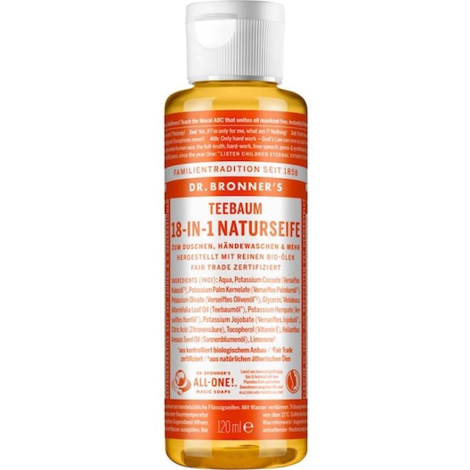 Dr. Bronner's Vloeibare zeep Tea Tree 18-in-1 Natuurlijke Zeep Dames 120 ml