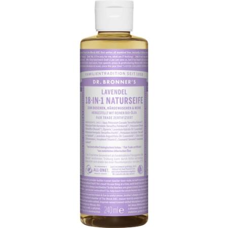 Dr. Bronner's Vloeibare zeep Lavender 18-in-1 Natural Soap Cosmetica Dames 240 ml