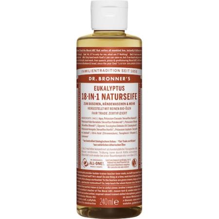 Dr. Bronner's Vloeibare zeep Eucalyptus 18-in-1 Natural Soap Cosmetica Dames 240 ml