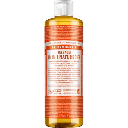 Dr. Bronner's Vloeibare zeep Theeboom 18-in-1 natuurlijke Dames 475 ml