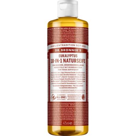 Dr. Bronner's Vloeibare zeep Eucalyptus 18-in-1 Natural Soap Cosmetica Dames 475 ml