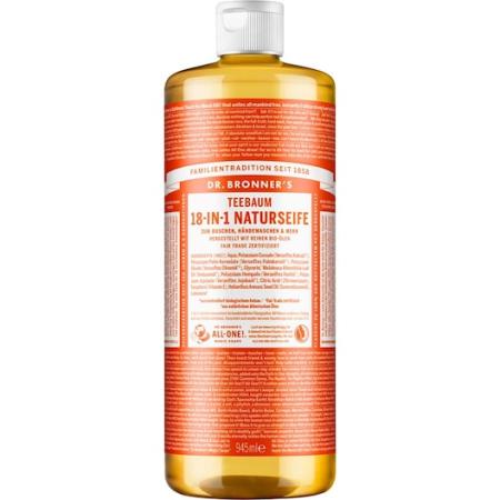 Dr. Bronner's Vloeibare zeep Theeboom 18-in-1 natuurlijke Dames 945 ml