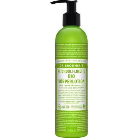 Dr. Bronner's Lichaamsverzorging Patchouli-limoen biologische bodylotion Cosmetica Dames 240 ml