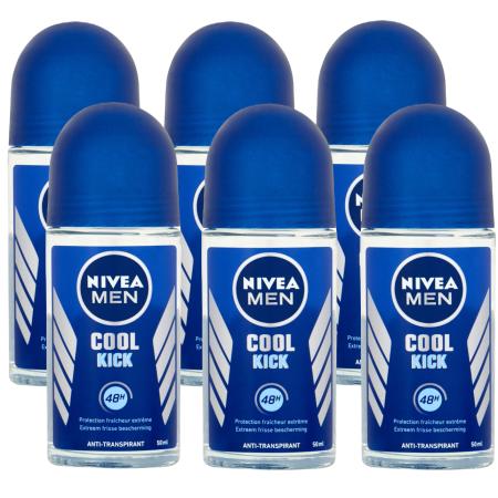 Nivea Men Cool Kick Roll-on Voordeelverpakking