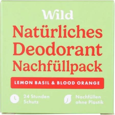 Wild Deodorant Deodorantverpakking Citroen Basilicum & Bloedsinaasappel Dames 40 g