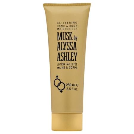 Alyssa Ashley Musk Glitterende Hand & Body Lotion Bodylotion Dames 250 ml